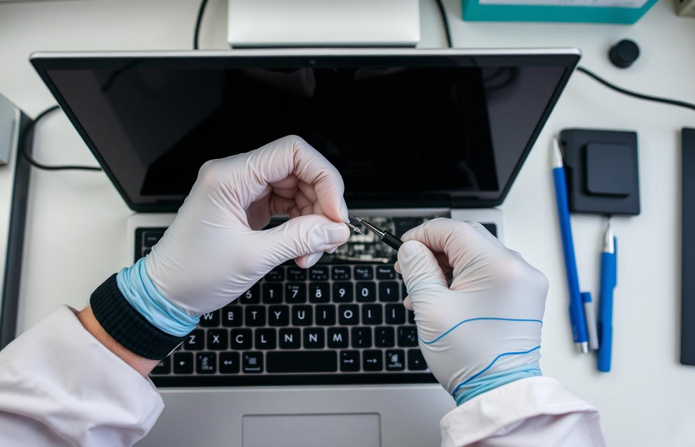Präzisionsarbeit an der Tastatur